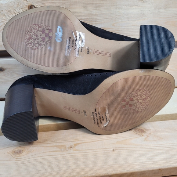 Vince Camuto Black heeled sandals women's size 8.5M - Picture 7 of 9